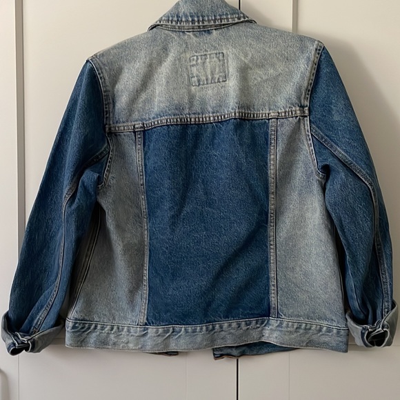 Abercrombie & Fitch denim jacket. Light and medium wash. Medium. - Picture 4 of 4